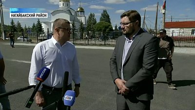 Губернатор работает на юге области