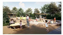 В Челябинске на озеленение первого инклюзивного сквера выделили два миллиона рублей