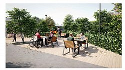 В Челябинске на озеленение первого инклюзивного сквера выделили два миллиона рублей