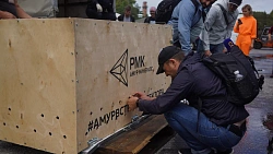 Тигр Гектор из Челябинска прилетел в Хабаровск