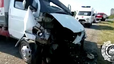 На трассе М-5 столкнулись четыре автомобиля