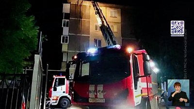 В Коркино загорелась больница