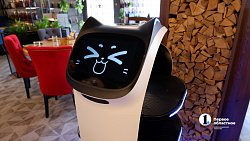 Первый робот-официант появился в челябинском ресторане