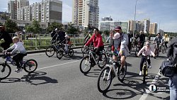 В Челябинске прошел первый областной велопарад