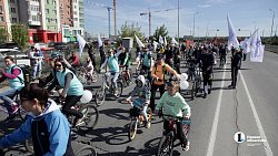 В Челябинске прошел первый областной велопарад