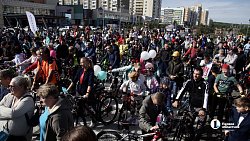 В Челябинске прошел первый областной велопарад