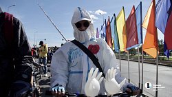 В Челябинске прошел первый областной велопарад