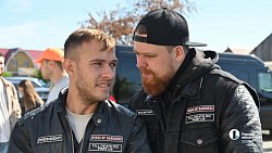 Байкеры челябинского мотоклуба доставляют продукты малоимущим семьям