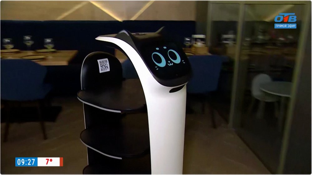 Первый робот-официант в Челябинске — Прямое включение