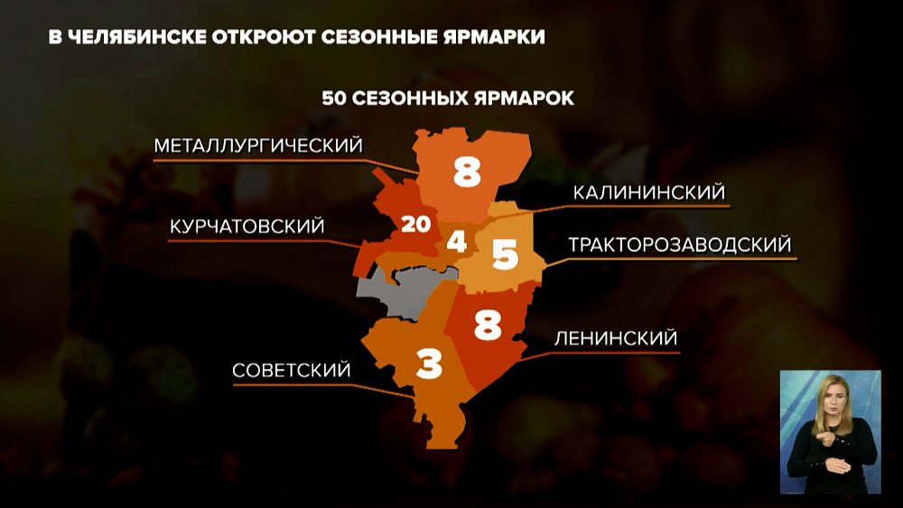 50 сезонных ярмарок развернут в Челябинске