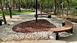 В Челябинске открыли новый сквер на улице Бажова