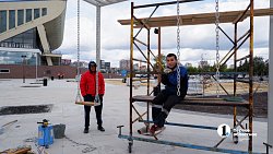 Сквер у «Юности» в Челябинске: основные работы завершат ко Дню города