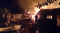 В поселке под Челябинском сгорел жилой дом