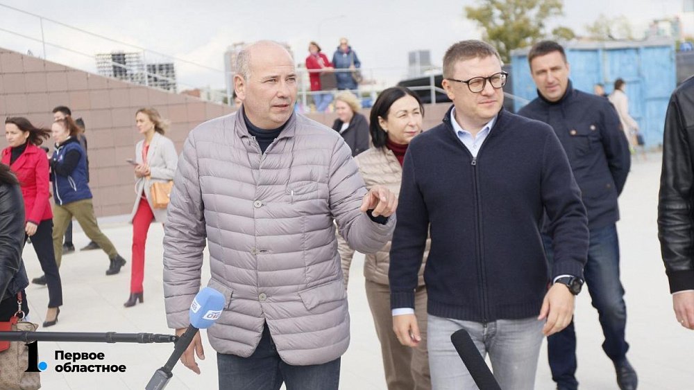 Алексей Текслер после осмотра сквера у ДС «Юность» распорядился усилить контроль за качеством саженцев