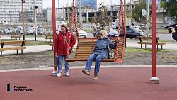 Алексей Текслер после осмотра сквера у ДС «Юность» распорядился усилить контроль за качеством саженцев