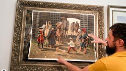 Челябинский художник рисует и озвучивает картины об истории Южного Урала