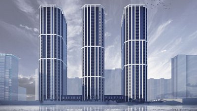 В Челябинске на берегу реки построят три высотки в 30 этажей