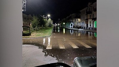 Коммунальная авария в Копейске попала на видео