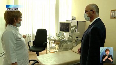 Олег Цепкин посетил госпиталь для ветеранов