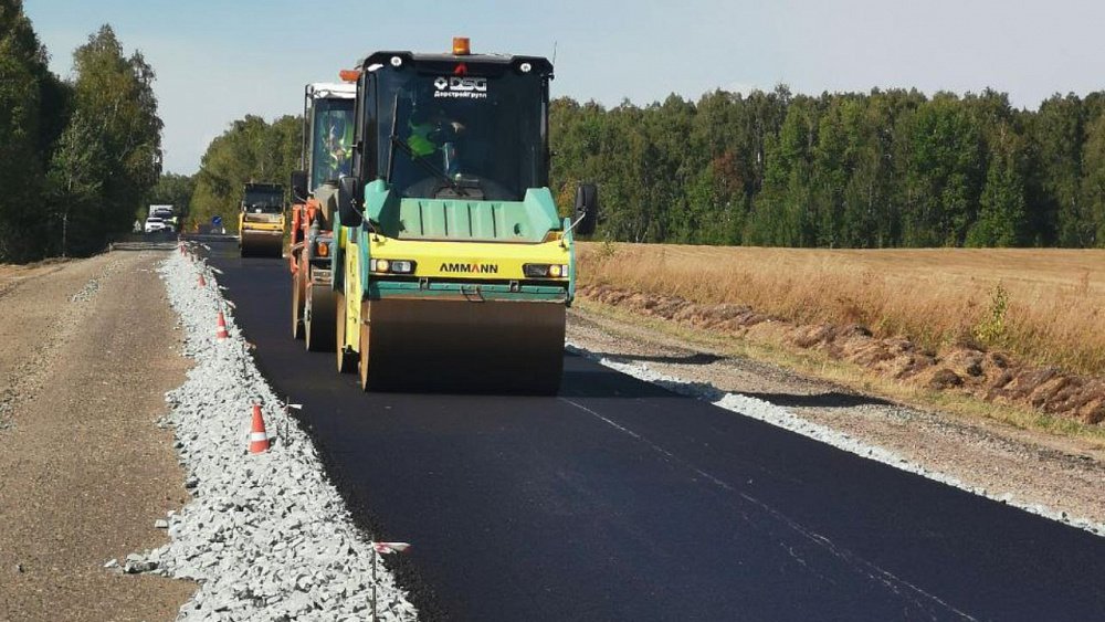 В Челябинской области начали ремонт дороги к мраморному месторождению