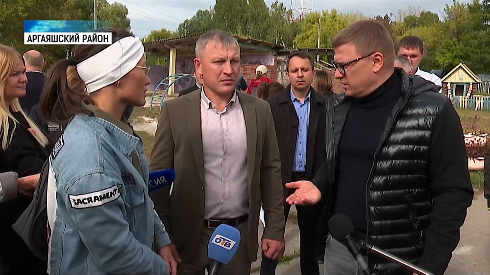 Алексей Текслер работает в Аргаяшском районе