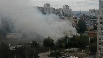 Густой дым встревожил жителей Миасса