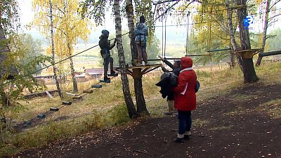 Дети из Донбасса побывали на горнолыжном курорте