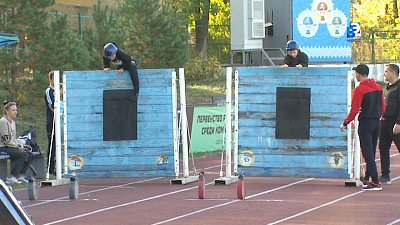 Миасцы соревнуются в пожарно-спасательном спорте