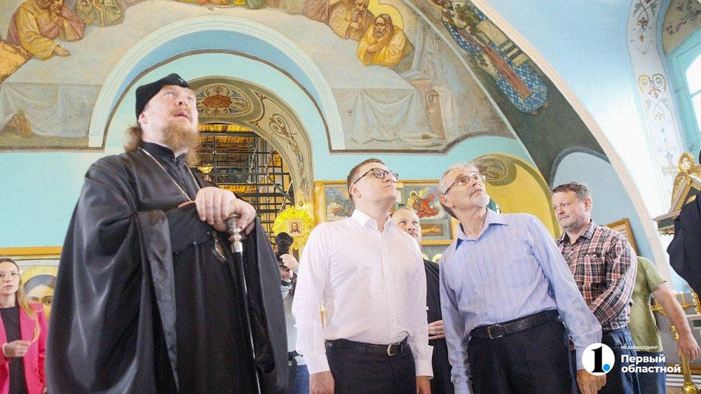 В Свято-Троицком храме города Троицка начали восстанавливать роспись