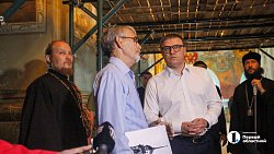 В Свято-Троицком храме города Троицка начали восстанавливать роспись