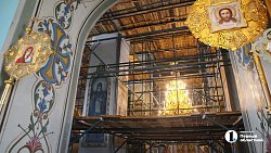 В Свято-Троицком храме города Троицка начали восстанавливать роспись