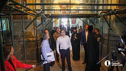 В Свято-Троицком храме города Троицка начали восстанавливать роспись