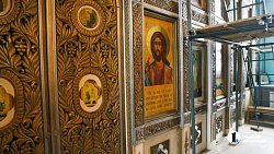 В Свято-Троицком храме города Троицка начали восстанавливать роспись