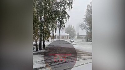 В Челябинской области выпал первый снег