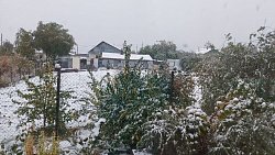 В Челябинской области выпал первый снег