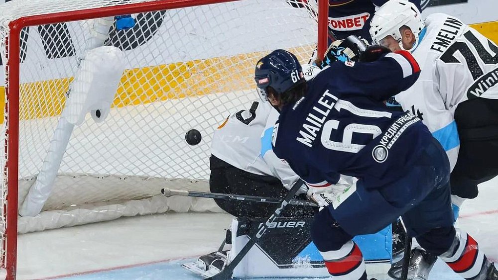 Хоккейный клуб «Металлург» одержал седьмую победу подряд в чемпионате КХЛ