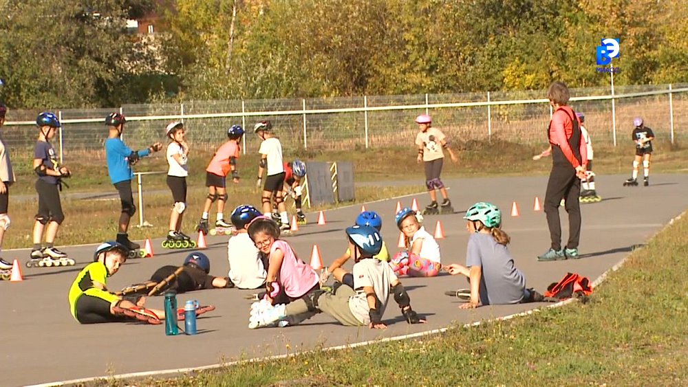 Миасские конькобежцы открыли сезон тренировок