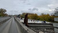 Ремонт моста возле поселка Першино завершат на год раньше