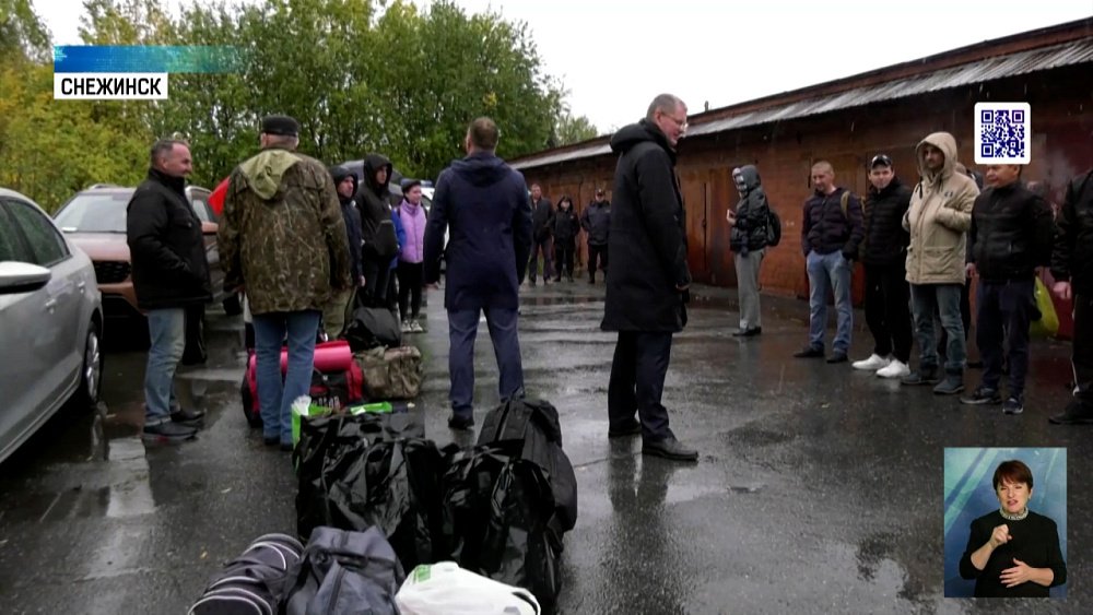 Мобилизованных отправляют на боевое слаживание