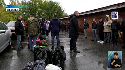 Мобилизованных отправляют на боевое слаживание