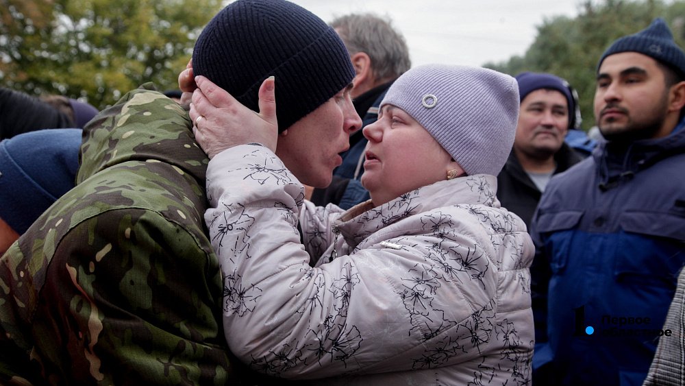 В Сосновском районе в пятый раз провожали в армию мобилизованных резервистов