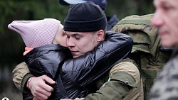 В Сосновском районе в пятый раз провожали в армию мобилизованных резервистов