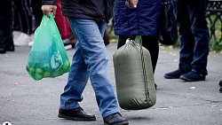 В Сосновском районе в пятый раз провожали в армию мобилизованных резервистов