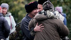 В Сосновском районе в пятый раз провожали в армию мобилизованных резервистов