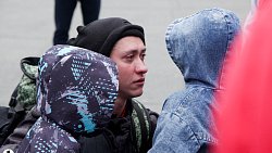 В Сосновском районе в пятый раз провожали в армию мобилизованных резервистов