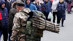 В Сосновском районе в пятый раз провожали в армию мобилизованных резервистов