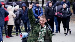 В Сосновском районе в пятый раз провожали в армию мобилизованных резервистов