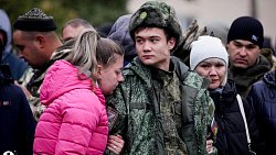 В Сосновском районе в пятый раз провожали в армию мобилизованных резервистов