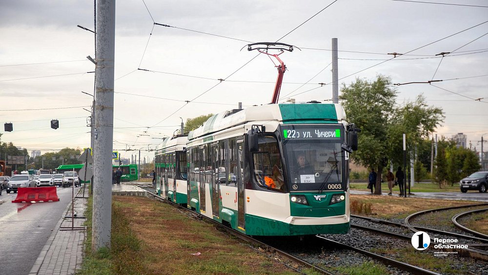 В Челябинске открыли движение трамваев по улице Рождественского