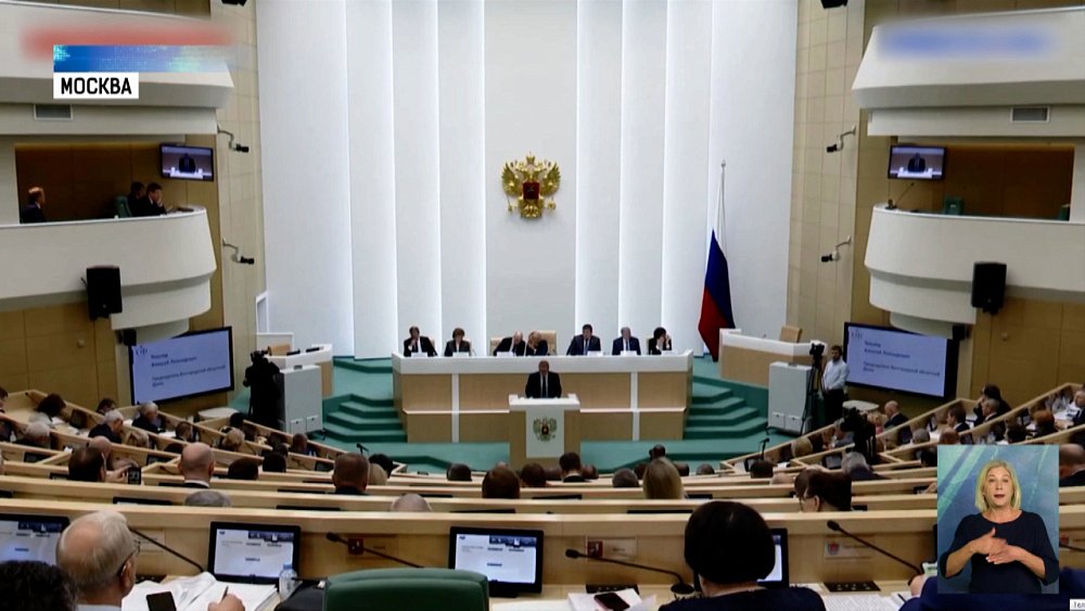 Алексей Текслер выступил в совфеде РФ